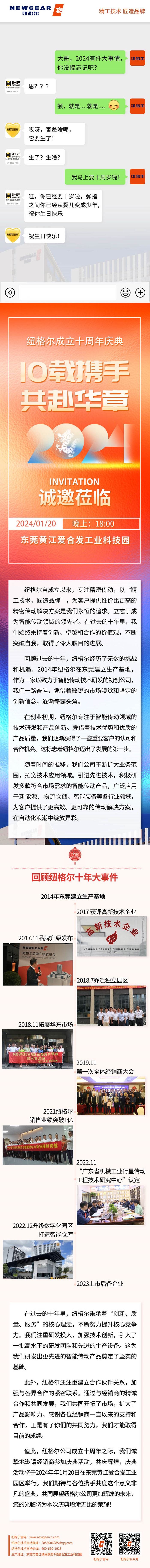 紐格爾：邀請(qǐng)您參加十周年慶典，1月20日不見不散！