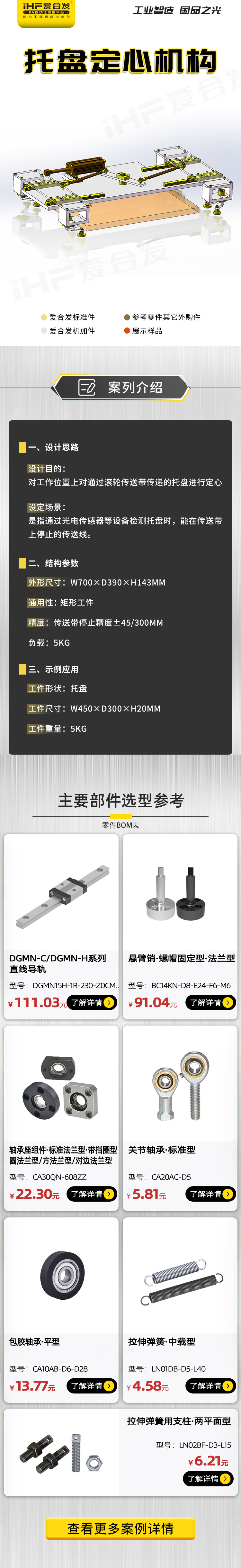 愛合發(fā)：案例分析，托盤定心機構